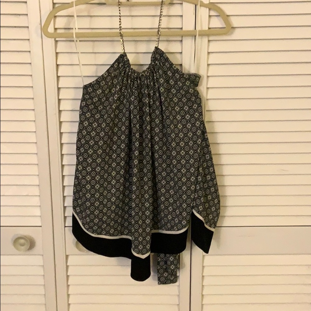 Halter open back top